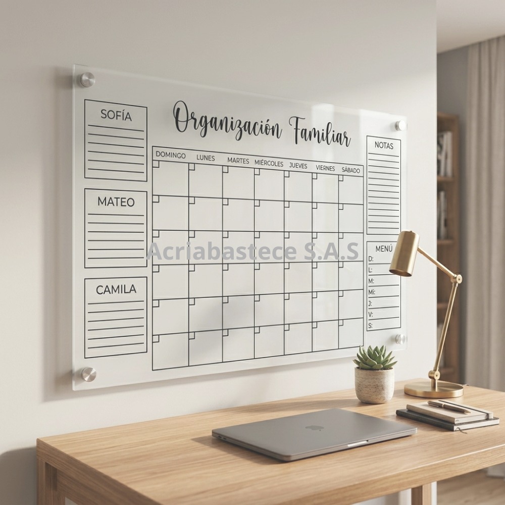 Tablero programador mensual en Bogotá